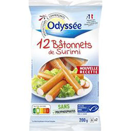 Bâtonnets de surimi
