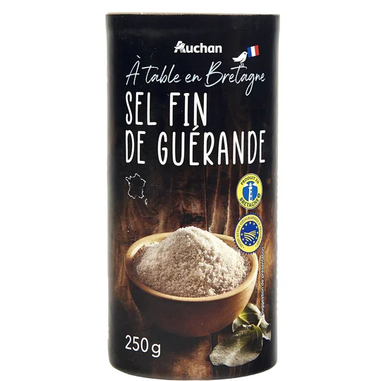 Sel fin de Guérande récolté en Loire Atlantique