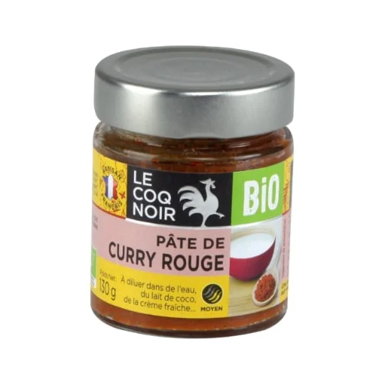 Pâte de curry rouge bio
