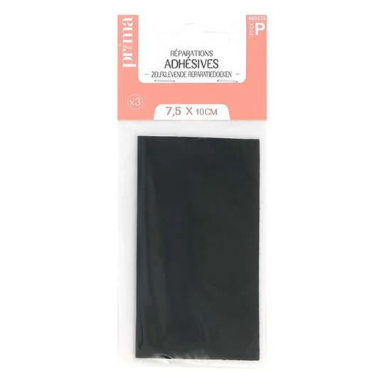 Pièce adhésive Noire