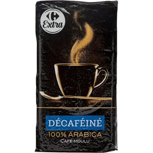 Café décaféiné 100% Arabica