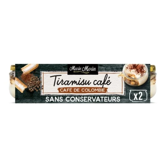 Tiramisu au café de Colombie