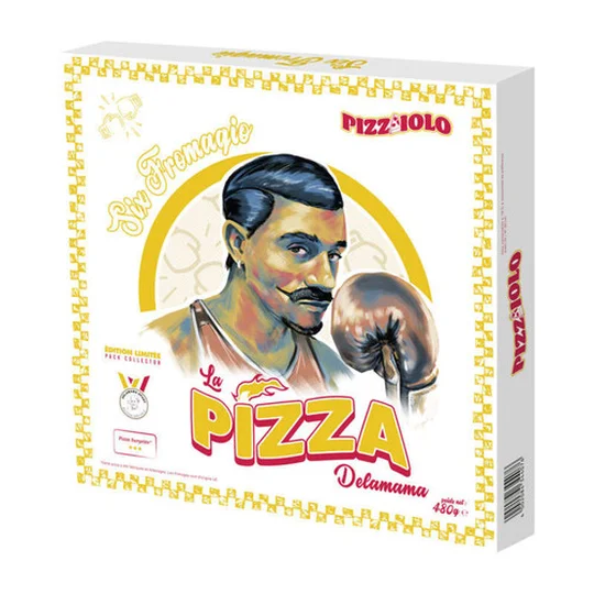 La pizza Delamama Six Fromagio surgelé