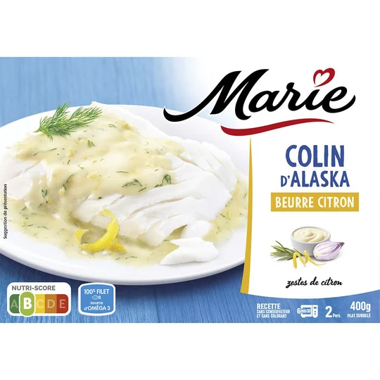 Colin d'Alaska Beurre citron thym x2