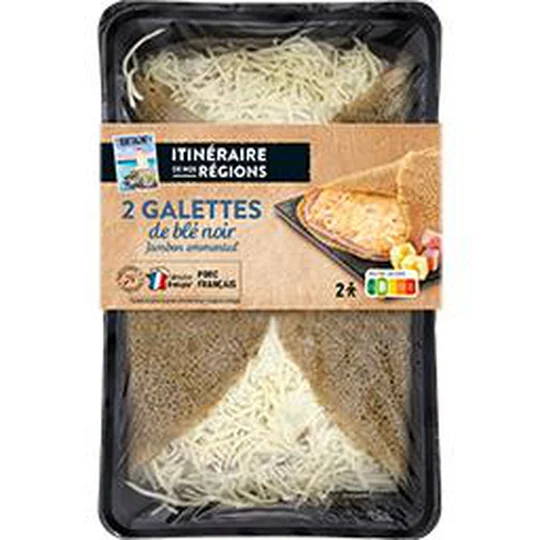Galettes de blé noir jambon emmental