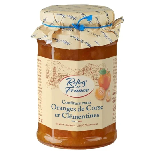 Confiture extra oranges clémentines
