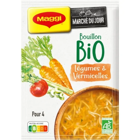 Soupe deshydratée légumes & vermicelles Bio