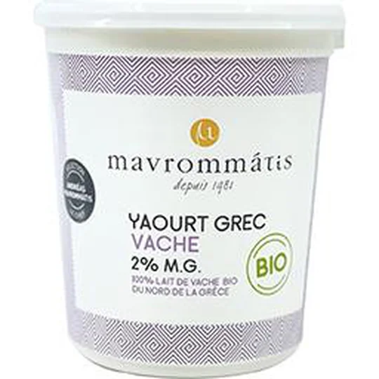 Yaourt grec vache 2% MG BIO
