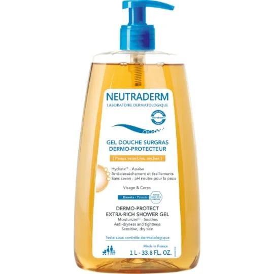 Gel douche surgras dermo-protect