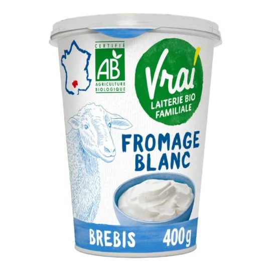 Fromage blanc de brebis nature Bio