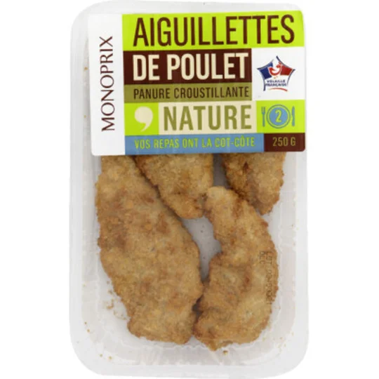 Aiguillettes panées nature