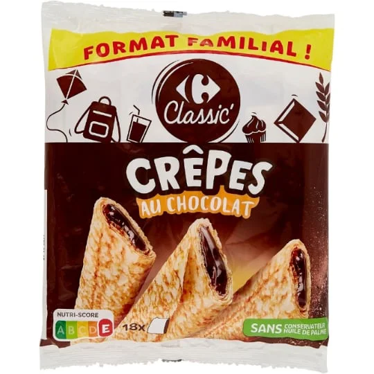 Crêpes au chocolat