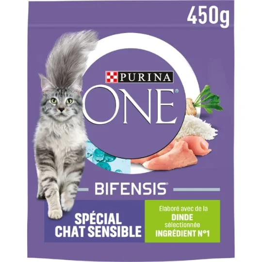 Croquettes pour chat chat sensible, dinde