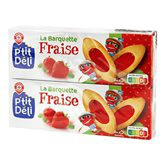 Biscuits barquettes Fraise