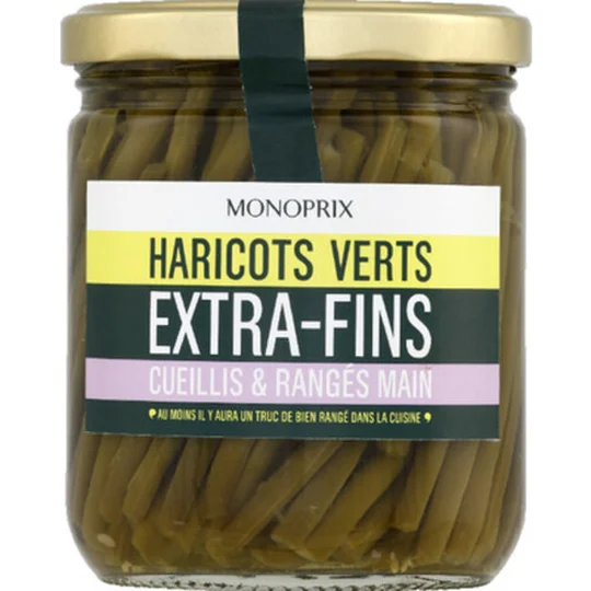 Haricots verts extra fins