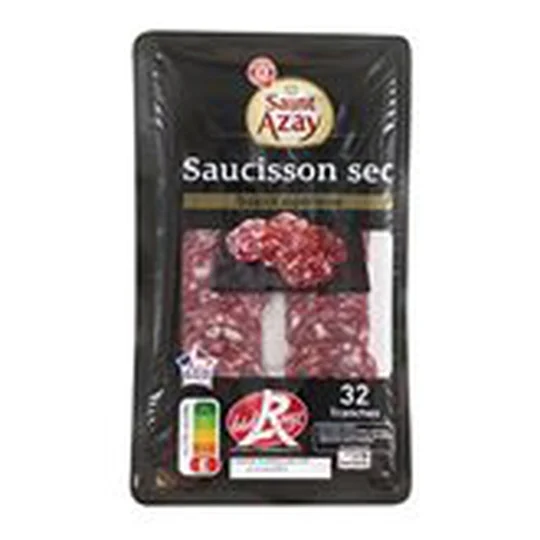 Saucisson sec Saint-Azay 32 tranches