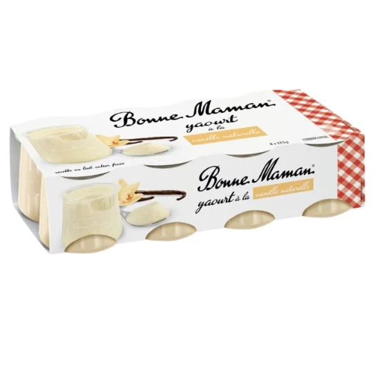 Yaourt aromatisé à la vanille naturelle