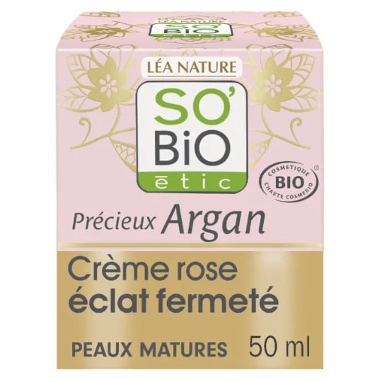Crème Visage Eclat Fermeté Peaux Matures Jour Précieux Argan Bio