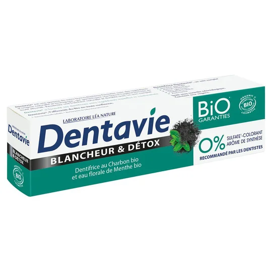 Dentifrice Blancheur et détox Bio