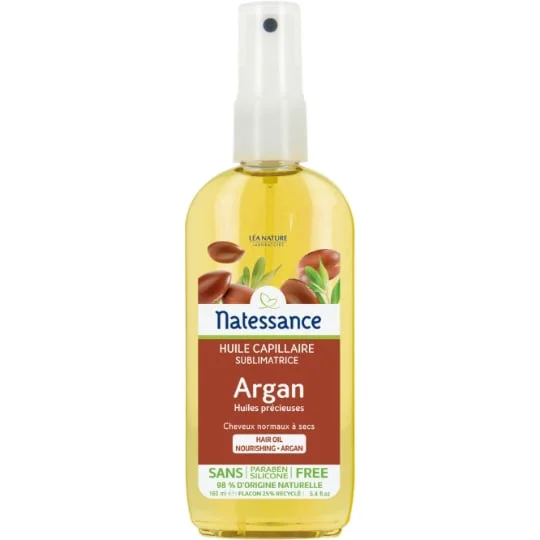 Huile capillaire à l'argan sublimatrice