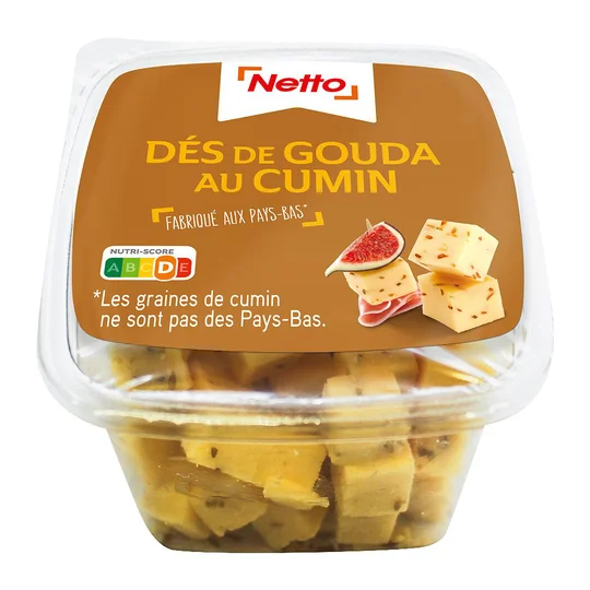 Salade & Apéro - Dés de gouda au cumin