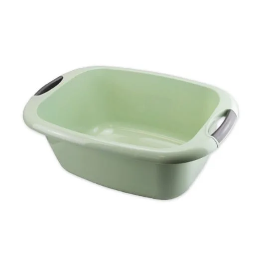 Bassine rectangle à poignées - ivoire - 22L