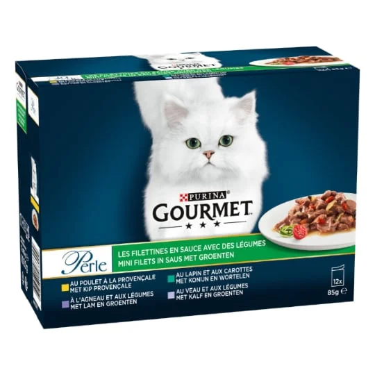 Pâtée pour chat légumes/viandes