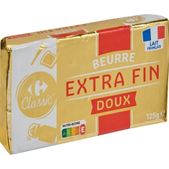 Beurre extra fin doux