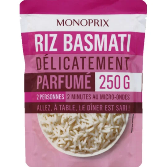 Riz basmati délicatement parfumé