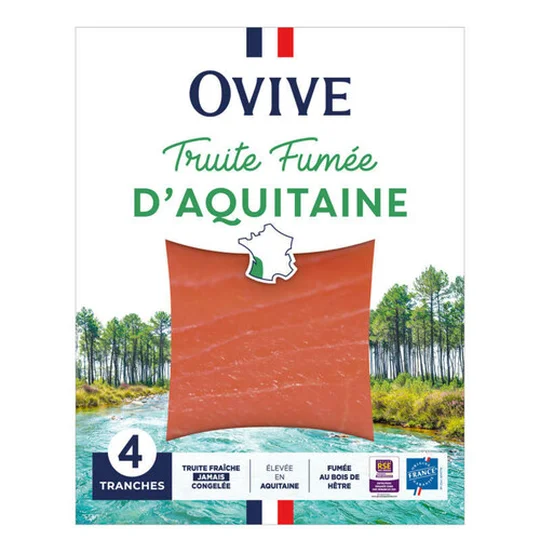 Truite Fumée D'Aquitaine 4 tranches