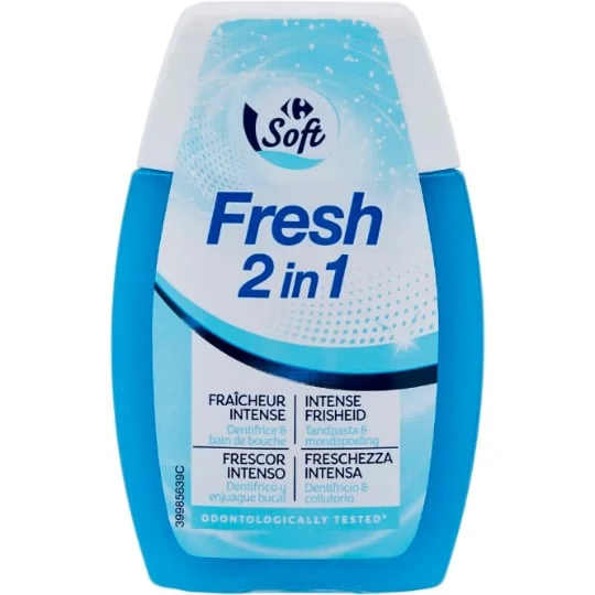Dentifrice 2 en 1 fraîcheur intense