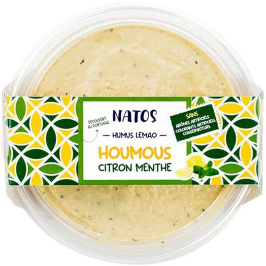 Houmous citron menthe