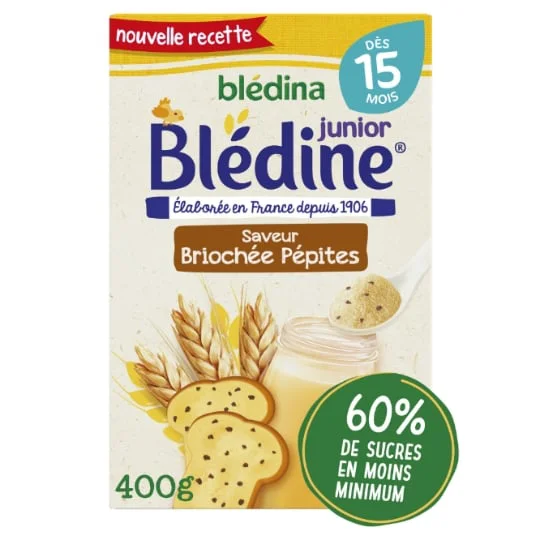 Céréales bébé dès 15 mois saveur briochée pépites