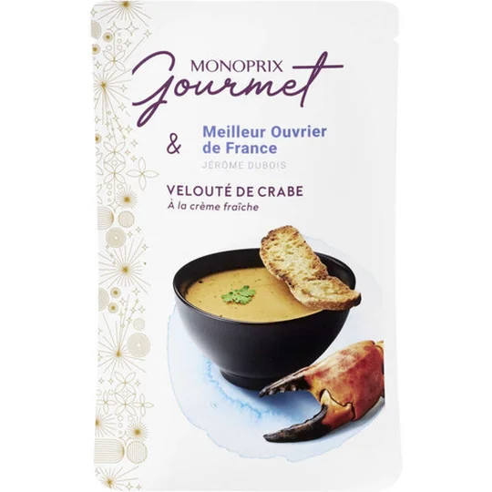 Velouté de crabe à la crème fraîche