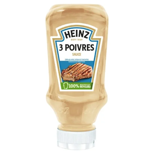 Sauce 3 poivres flacon souple