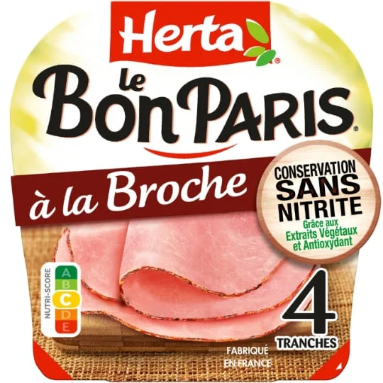 Jambon à la broche conservation sans nitrite Le Bon Paris