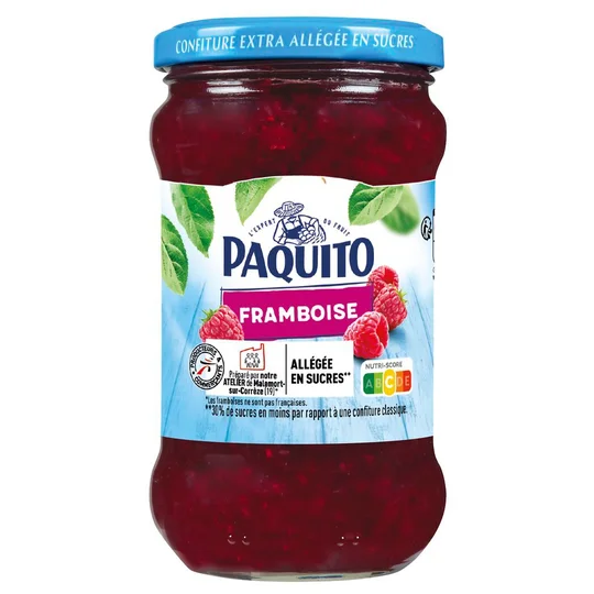 Confiture allégée framboise