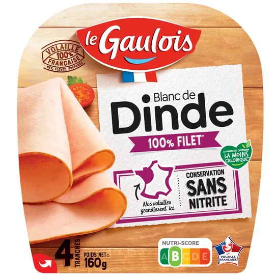 Blanc de Dinde Sans nitrites x4 tranches