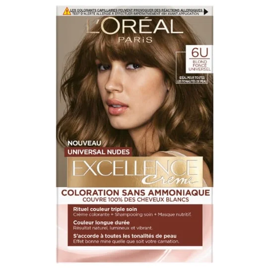Coloration Cheveux Universal nudes 6 Blond foncé