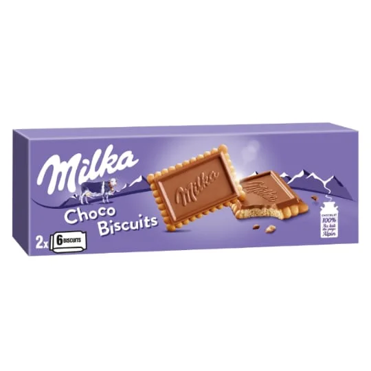 Biscuits petit beurre nappés au chocolat au lait Choco Biscuits