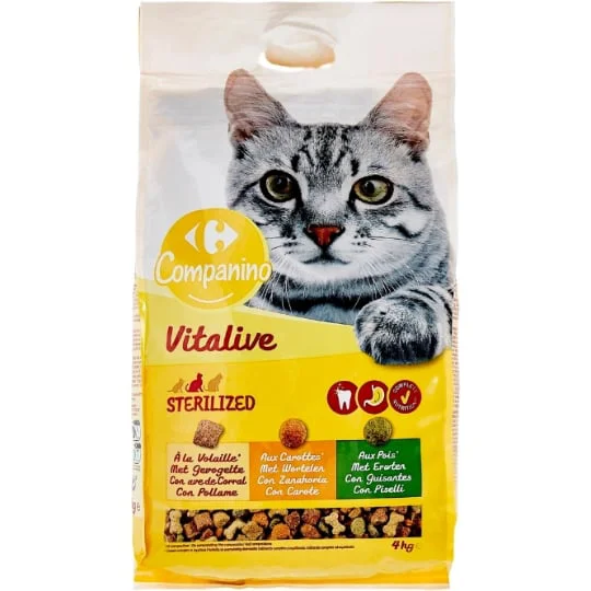 Croquettes pour chat volaille légumes
