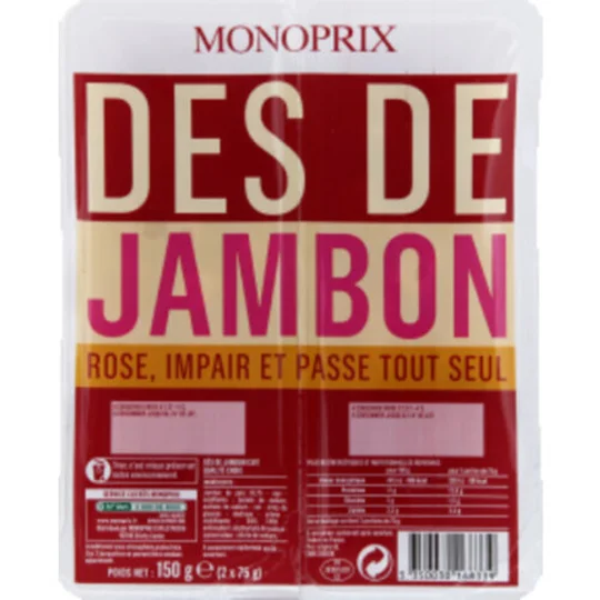 Dés de jambon