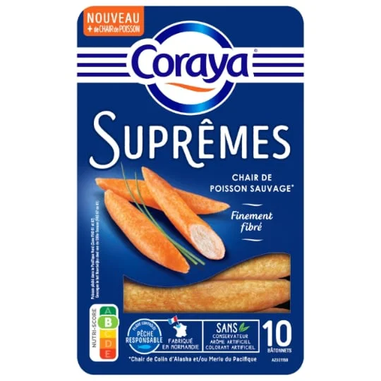Surimi Suprêmes crabe