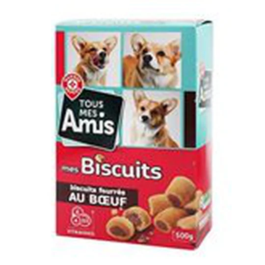 Friandises pour chien Biscuits fourrés Viande