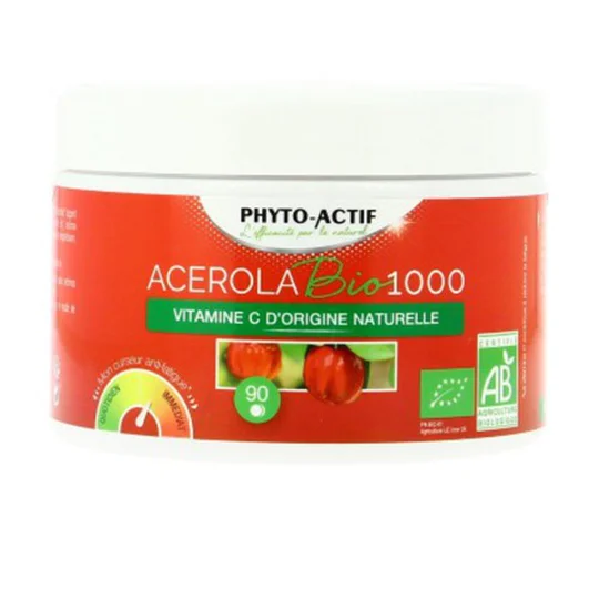 Complément Alimentaire Acerola 1000 Bio 90 comprimés