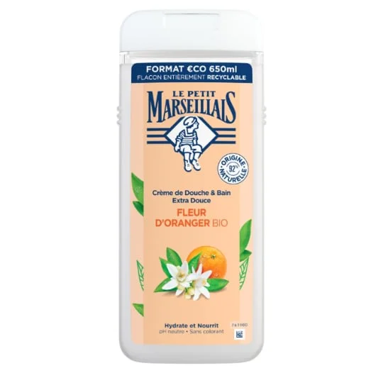 Bain de Douche Extra Doux Fleur d'Oranger
