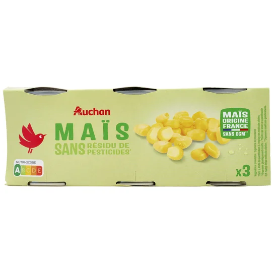 Maïs sans résidu de pesticides