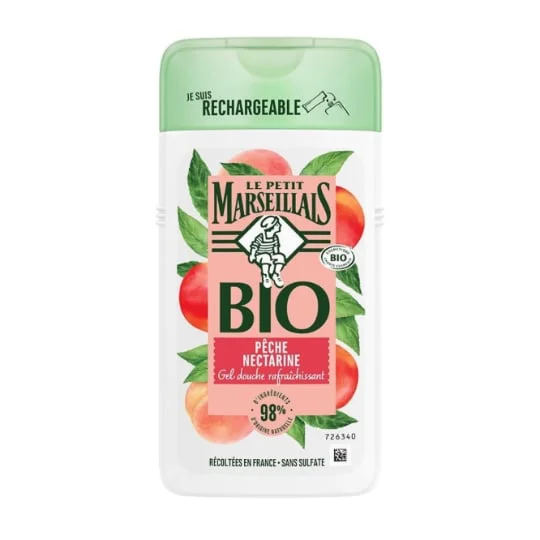 Gel Douche Bio peche & nectarine