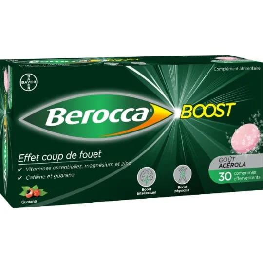 Complément alimentaire Boost avec guarana