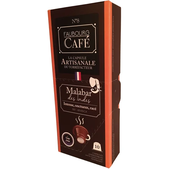 Capsules Malabar des Indes - x10